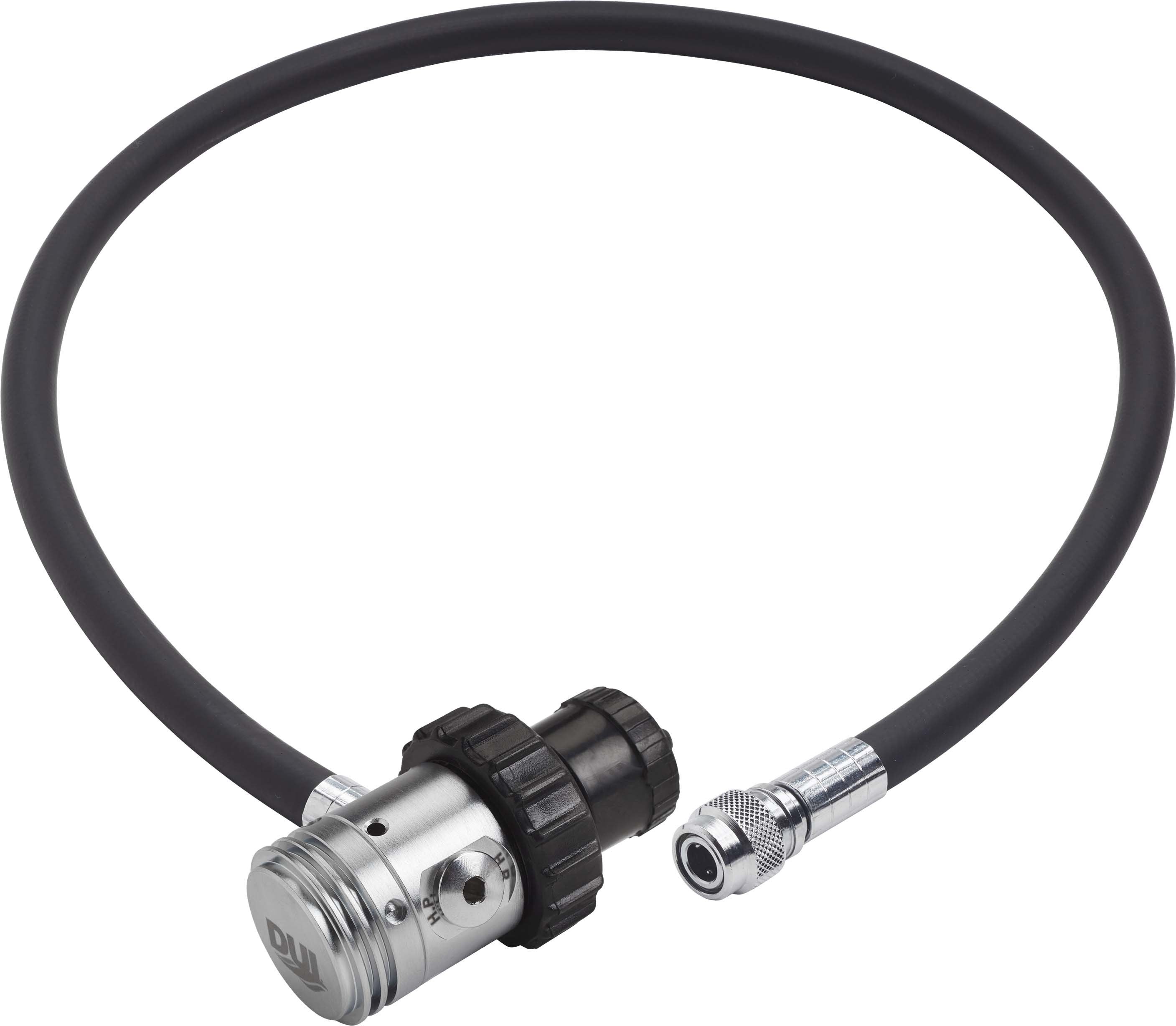 Dui Inflator Valve Drysuit Inflation System (Regulator w/DIN - Includes inflator hose ...